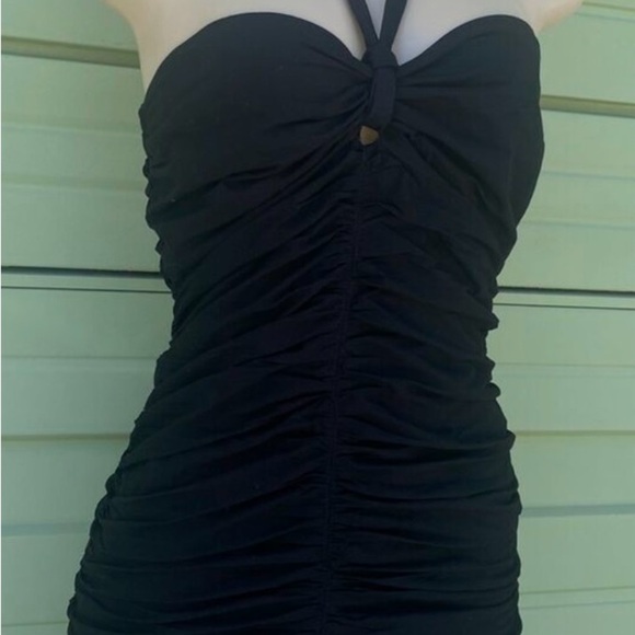 BNWT Drapped Mini Black Dress by ZARA - Picture 7 of 9